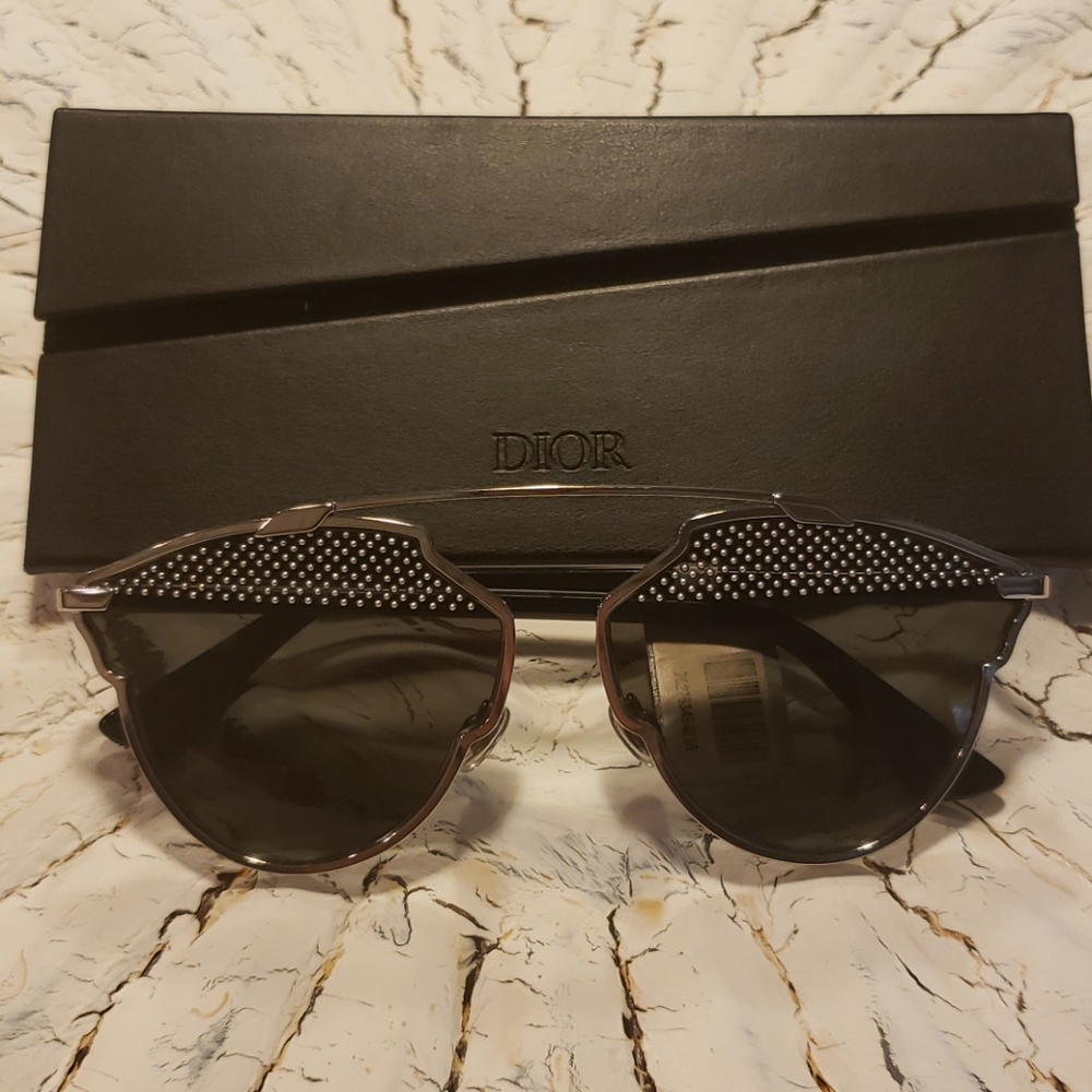 Dior So Real Brow Bar Aviator Sunglasses #3 - Picture 3 of 13